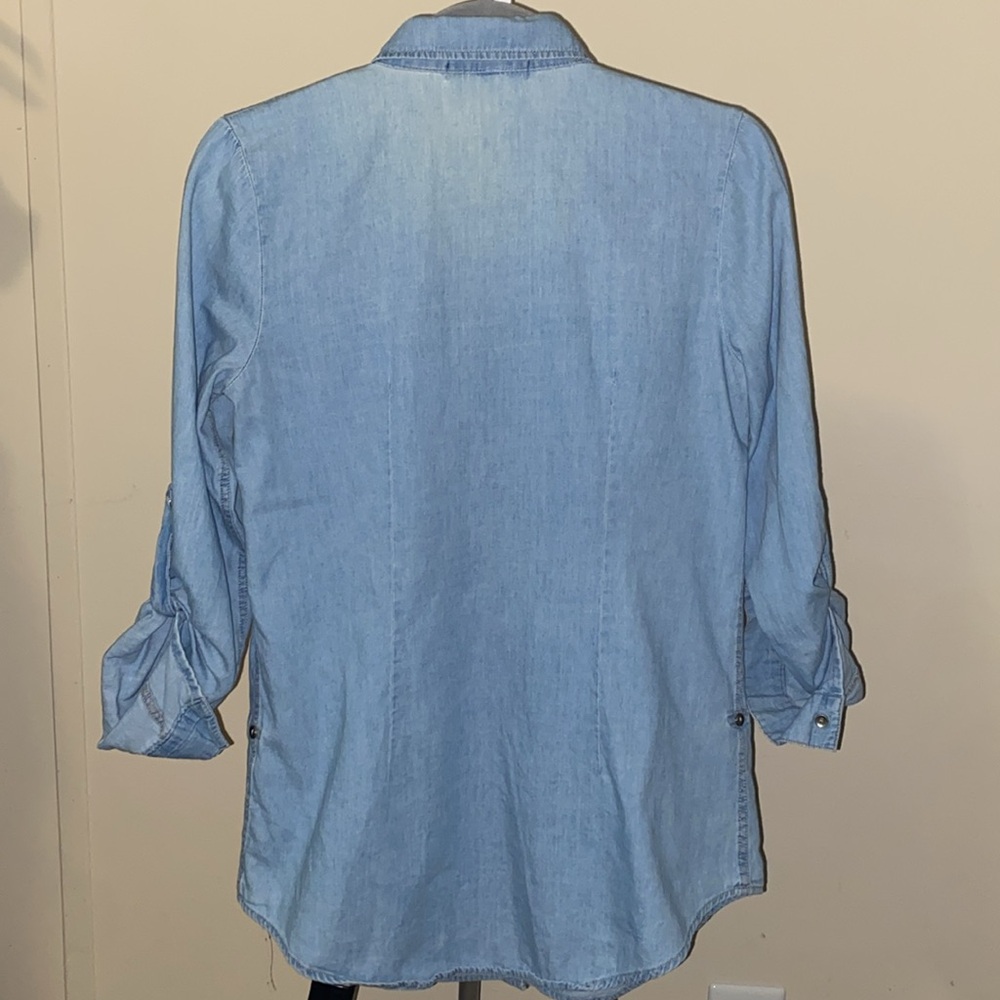 Denim Button-Up Shirt - Picture 5 of 5